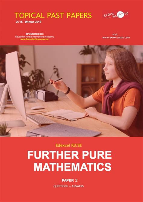 Edexcel IGCSE Further Maths Past Papers .